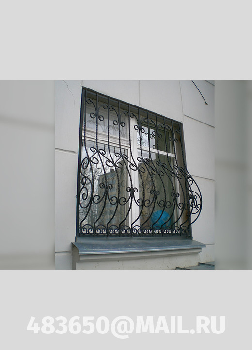 На фото Решетки на окна, модель №18 на заказ в Орле