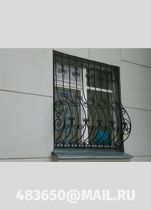 На фото Решетки на окна, модель №19 на заказ в Орле