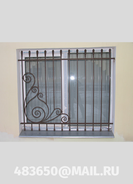 На фото Решетки на окна, модель №23 на заказ в Орле