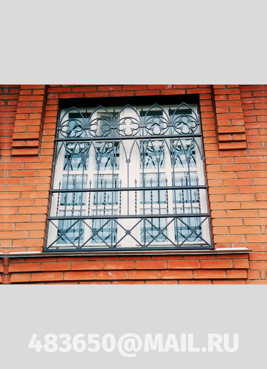 На фото Решетки на окна, модель №27 на заказ в Орле